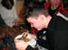 Mathias mit Kaspressknödelsuppe